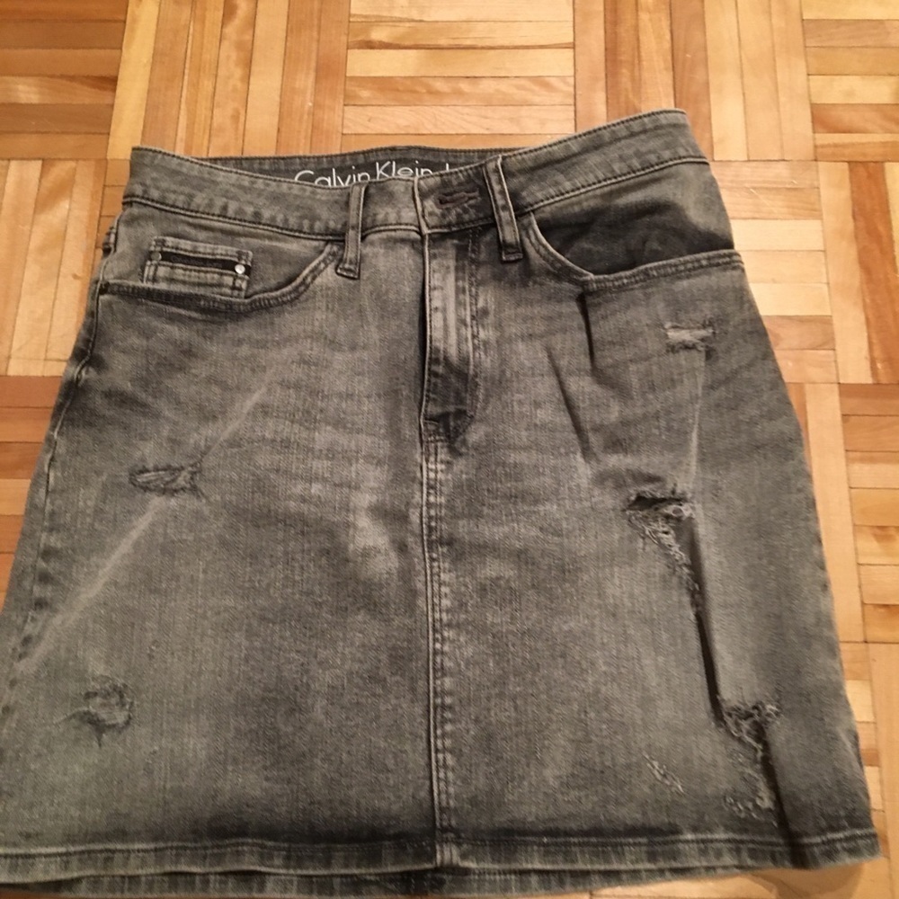 Calvin Klein jeans skirt NWOT